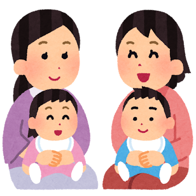 ママ友のイラスト