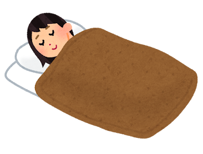 寝ている女性